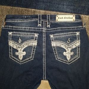 Rock Revival Emilia Easy Skinny Dark Wash Jeans